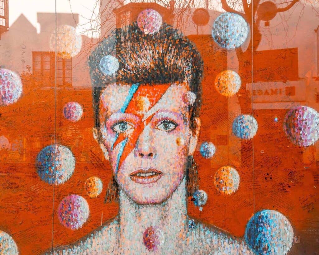 David Bowies Mural Brixton Unusual things to do in London David Bowies Mural Brixton Unusual things to do in London