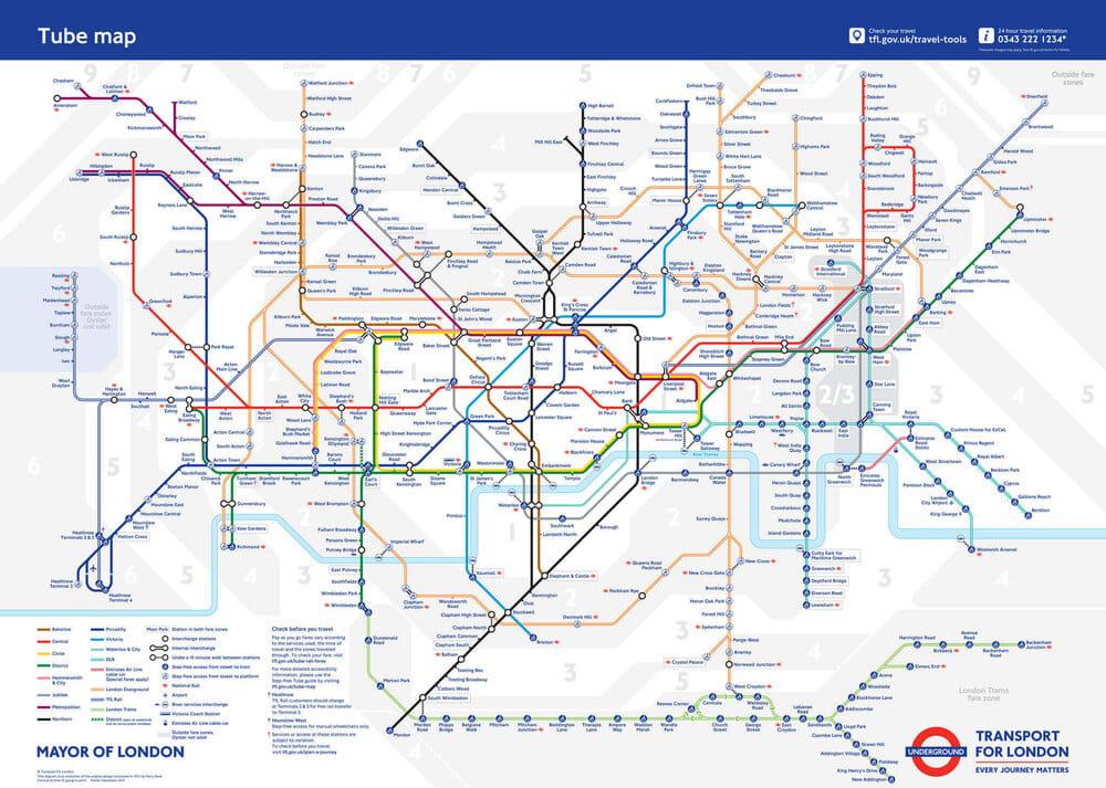 LondonTravelTipsLondonTubeMap