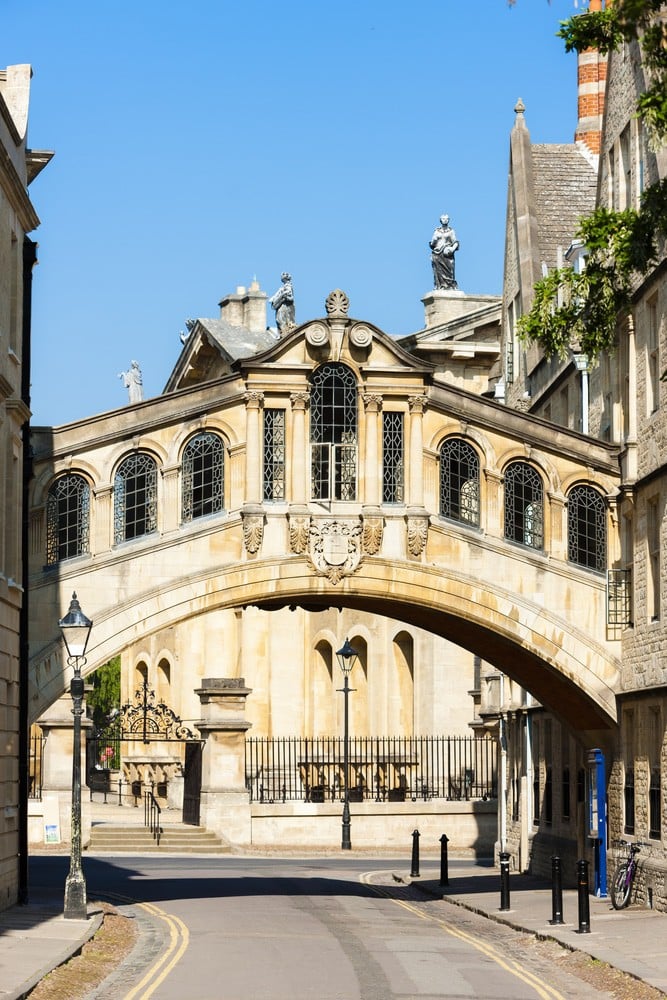 The Bridge of Sighs Oxford Oxfordshire England