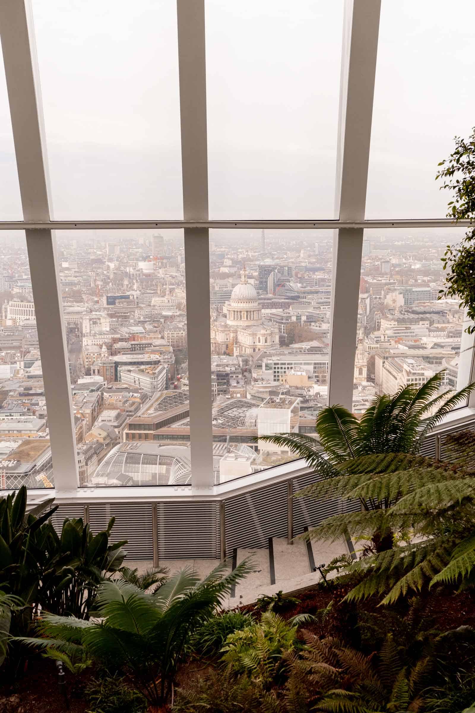 The view from Sky Garden in London