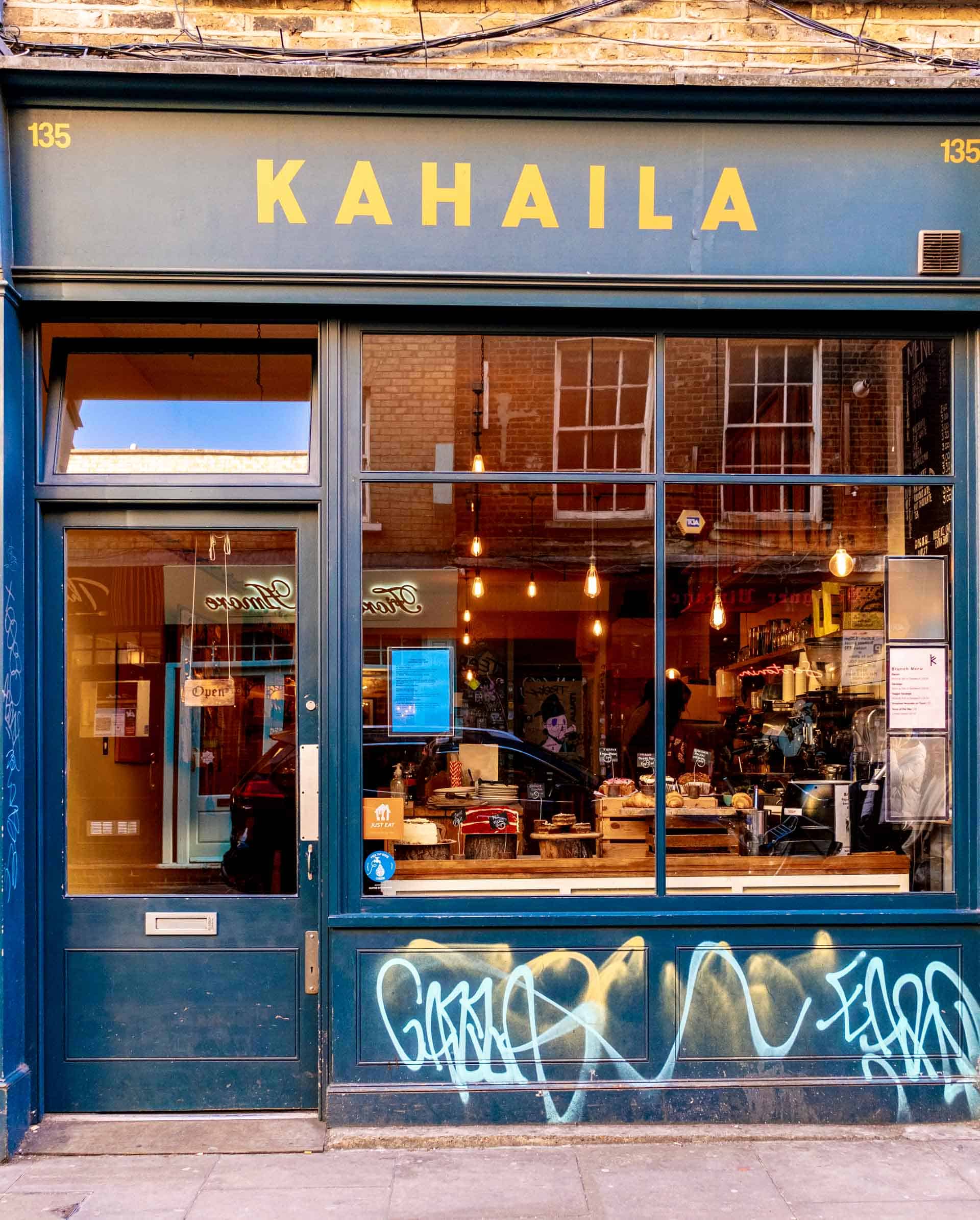 Kahaila Coffee shops in Shoreditch