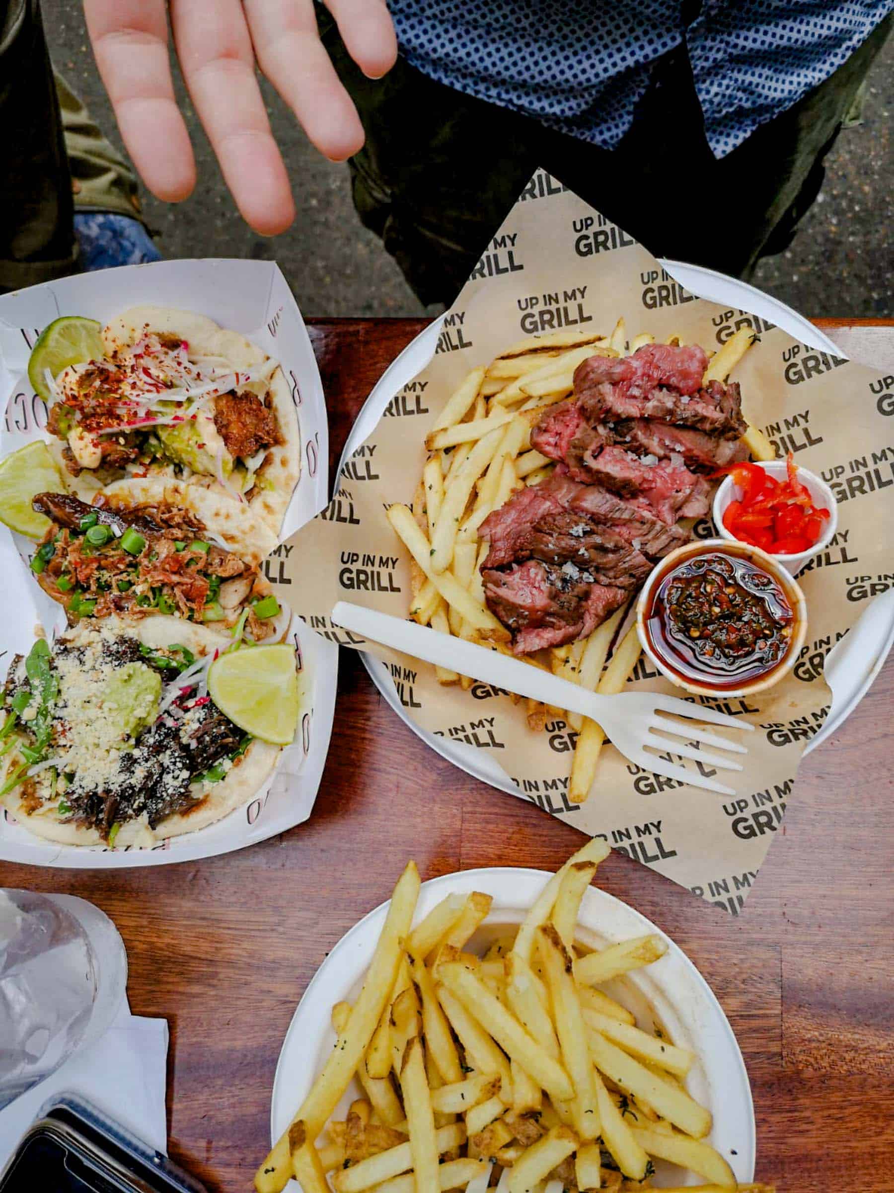 tacos and loaded fries in London