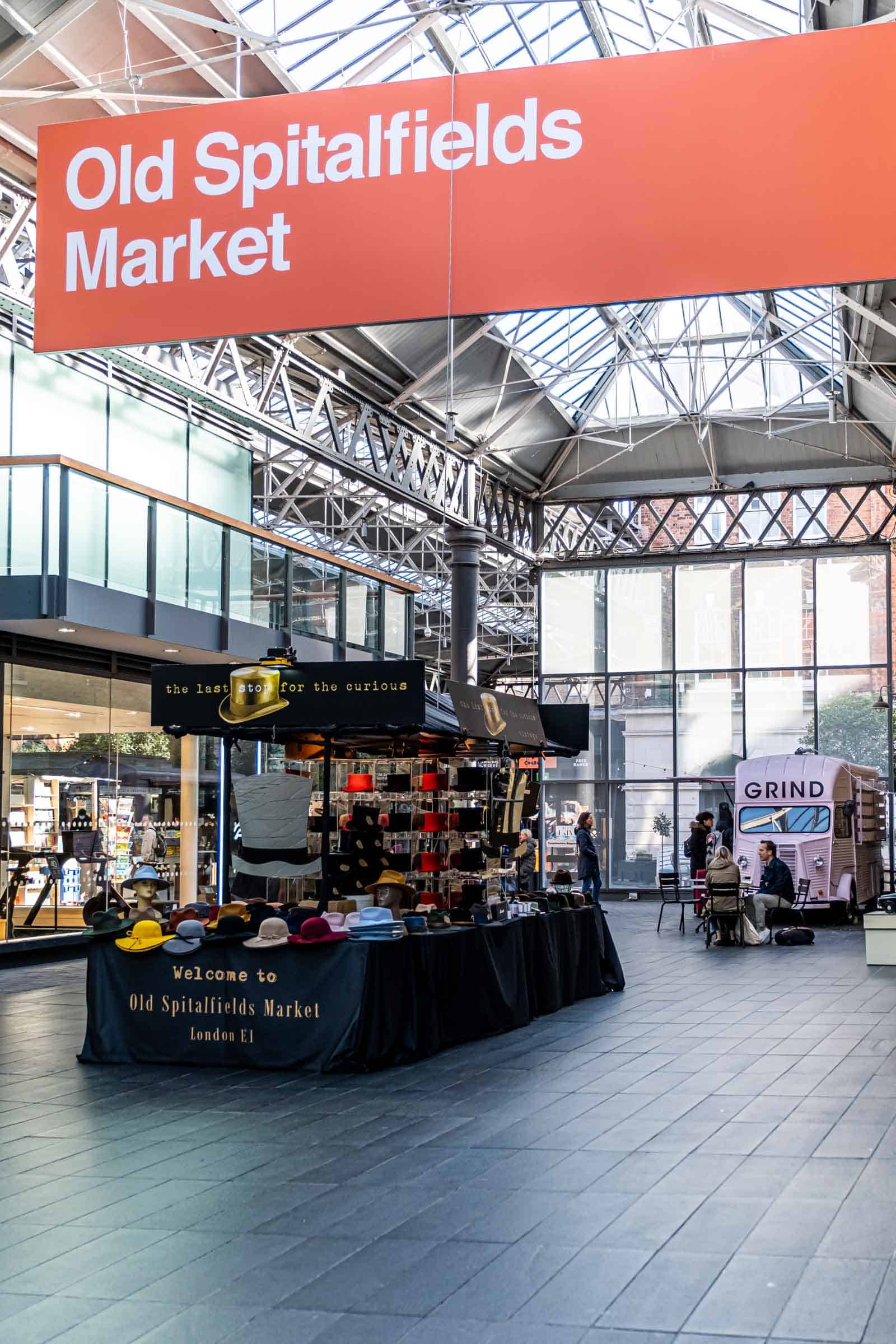 Old Spitalfields Market in East London Old Spitalfields Market in East London