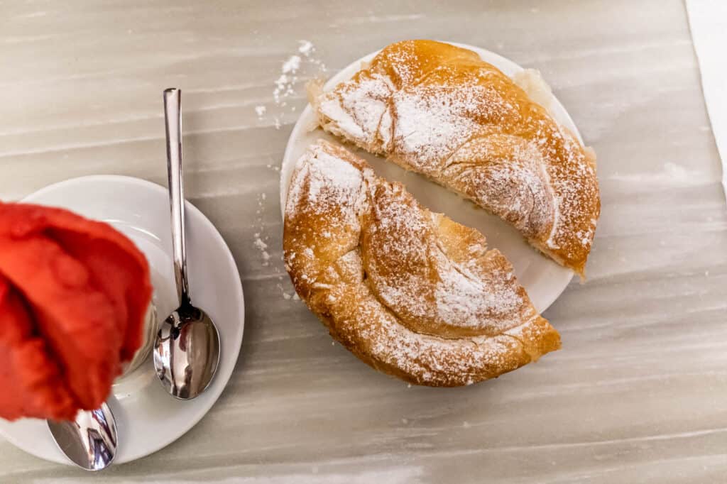 Can Joan de SAigo Pastry at Cafe Caโn Joan de SโAigo