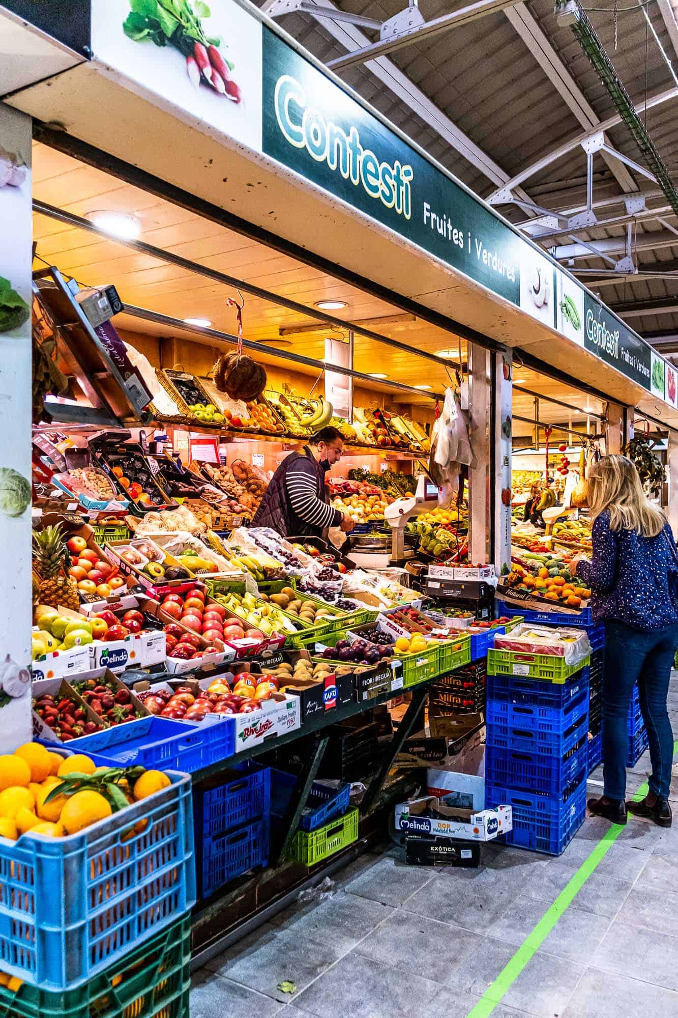 Mercat de Santa Catalina food market in Palma City