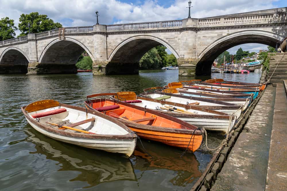 River Thames Richmond England River Thames Richmond England