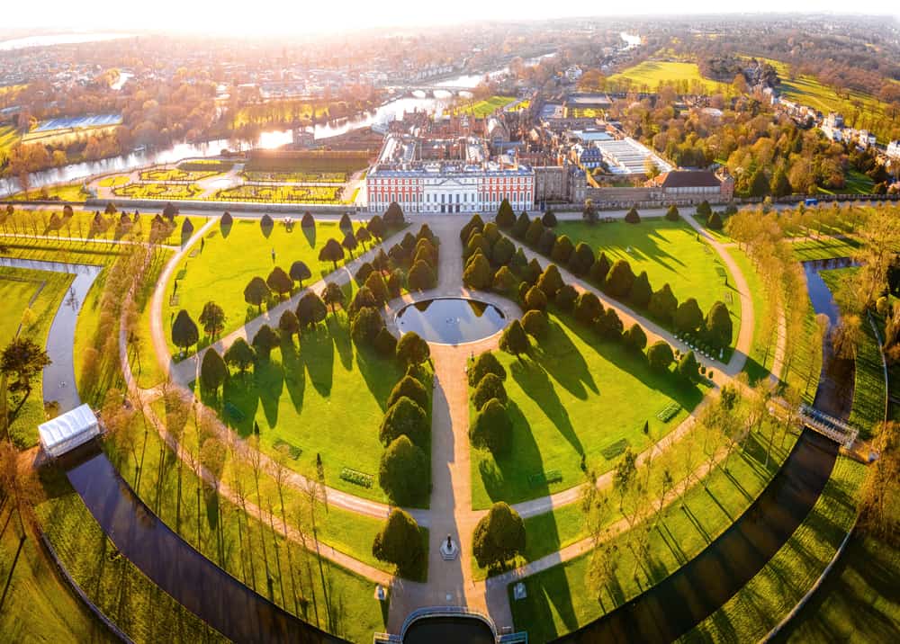 view of Hampton Court Palace view of Hampton Court Palace