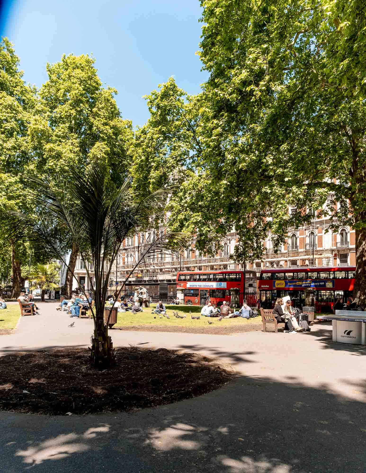 Grosvenor Square in Victoria London Grosvenor Square in Victoria London