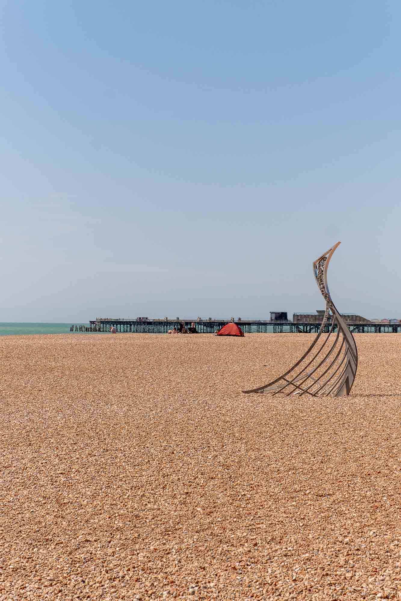 Hastings Beach England Hastings Beach England