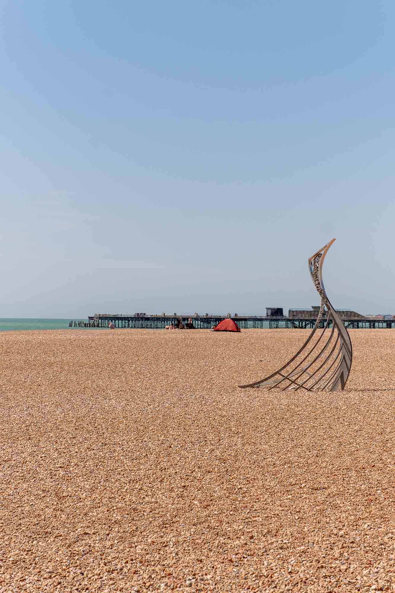 Hastings Beach England