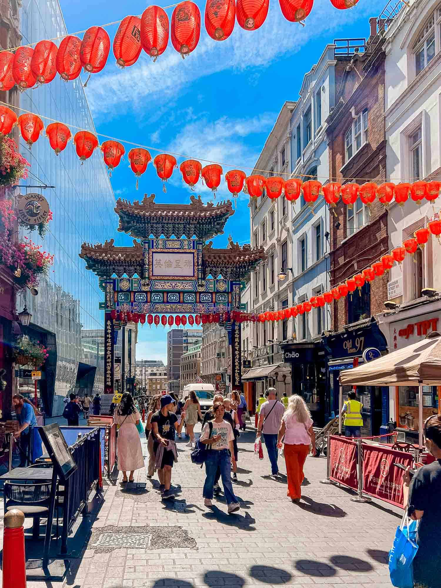 Chinatown in London UK