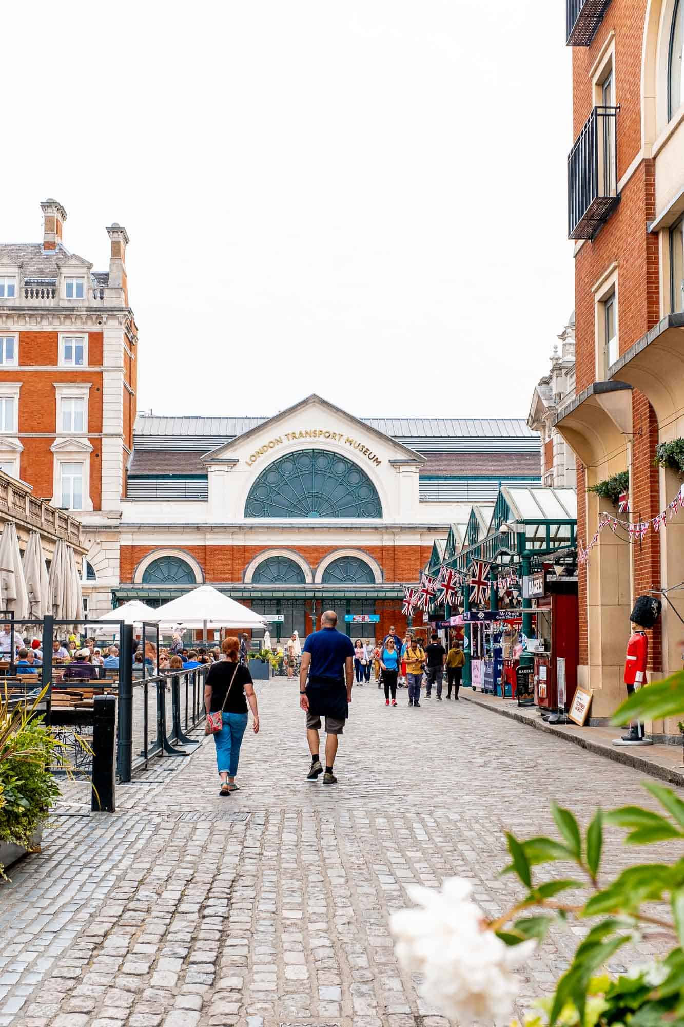 The London Transportation Museum, home to incredible displays from history and modern transport systems of the UK. 