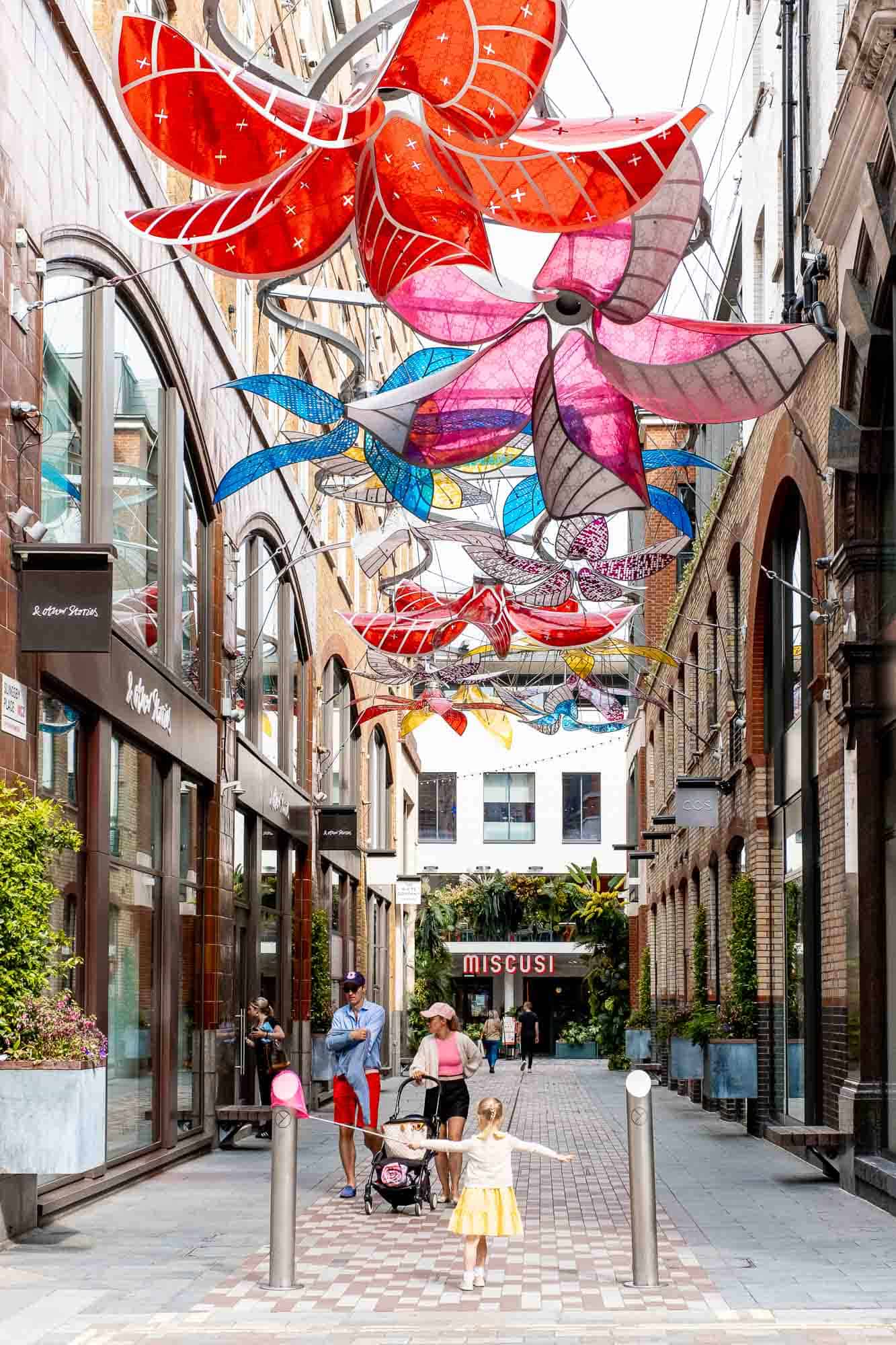 Rose Street,  a photogenic street in Covent Gardens and one of the best things to do in London 