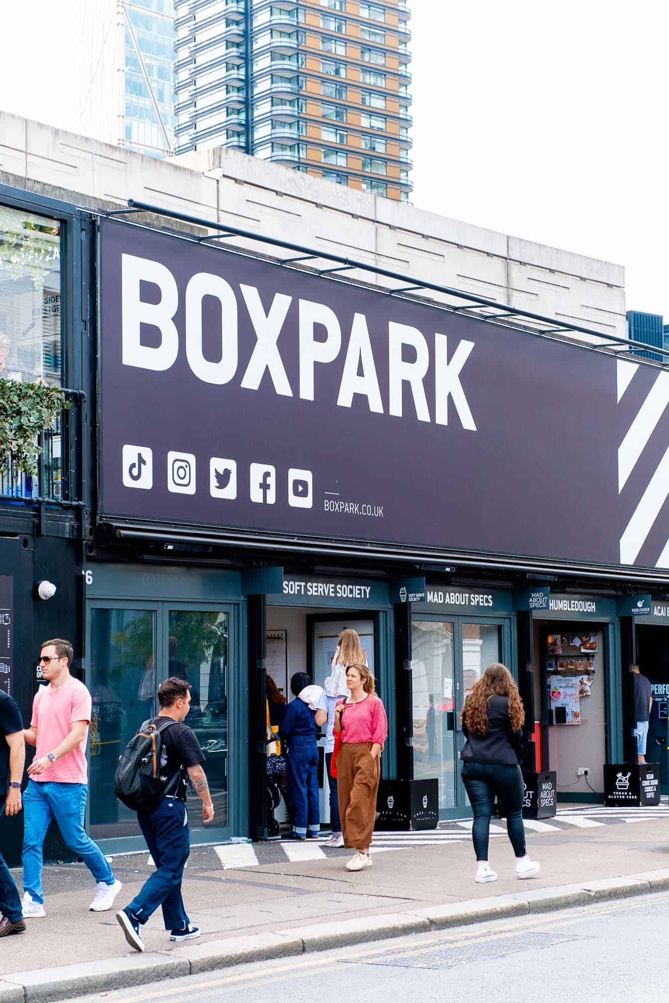 Shoreditch Boxpark UK Shoreditch Boxpark UK
