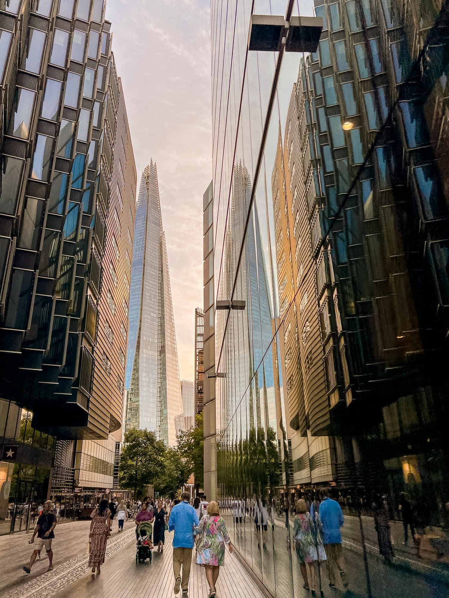 view of the shard london