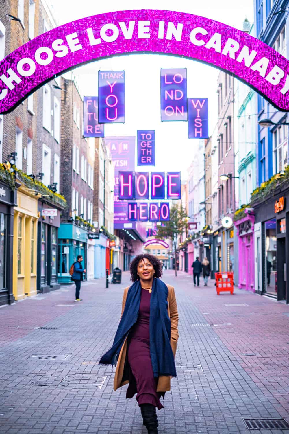 Carnaby Street pretty street in London Carnaby Street pretty street in London