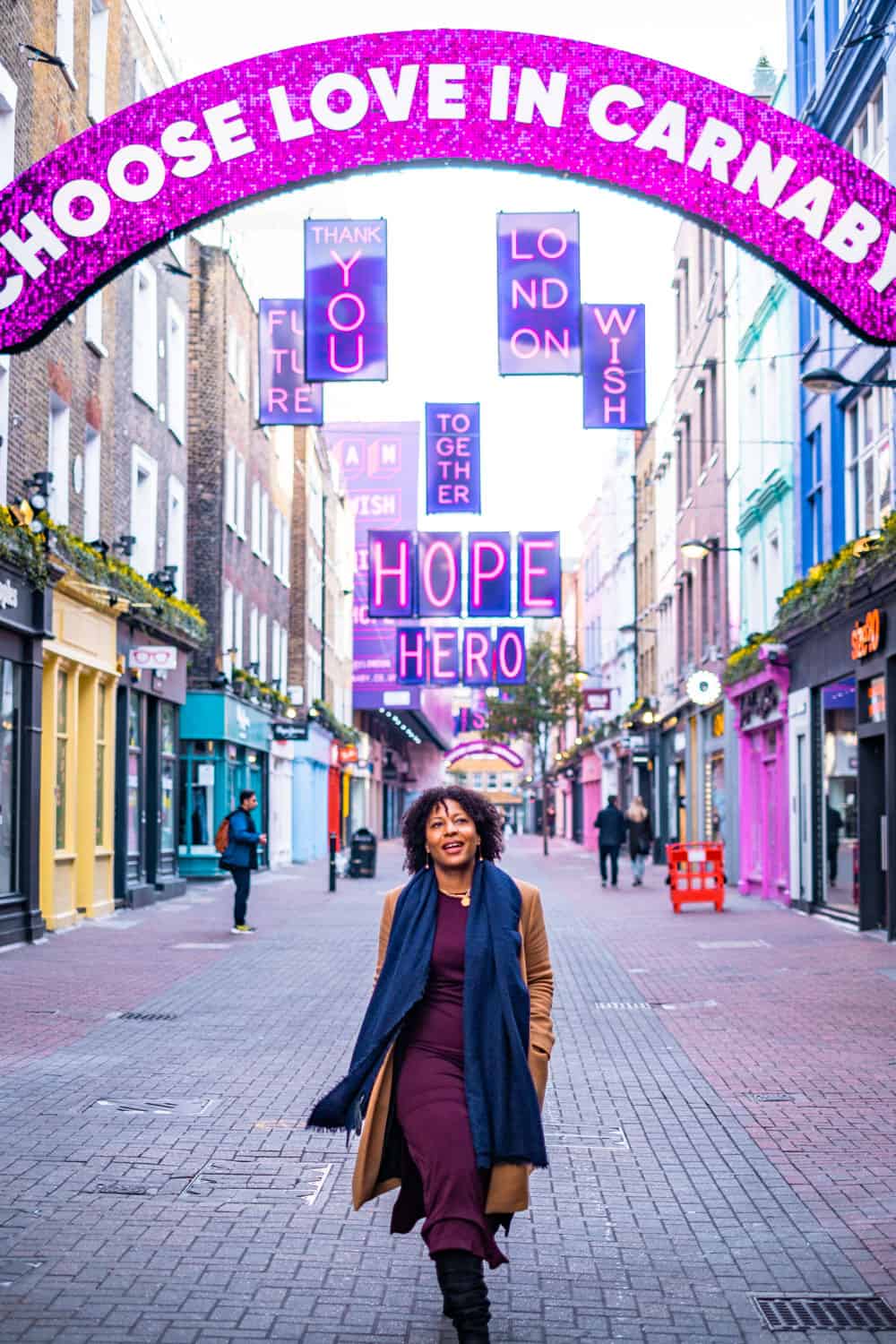 Carnaby Street pretty street in London