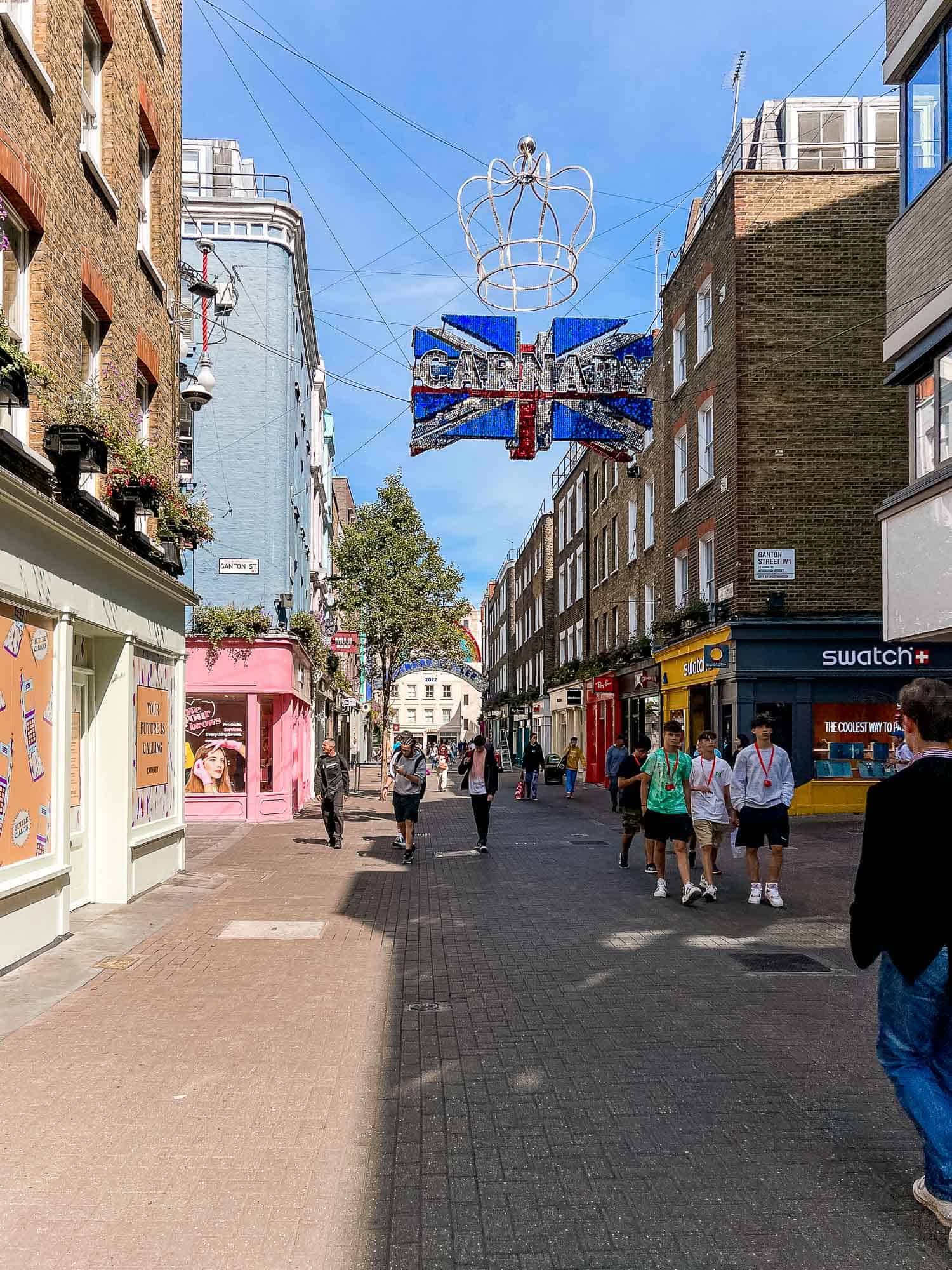 carnaby street in london UK