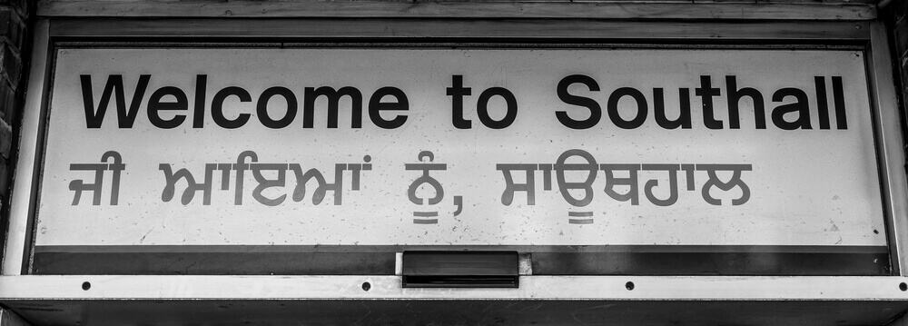 Welcome to Southal sign Welcome to Southal sign