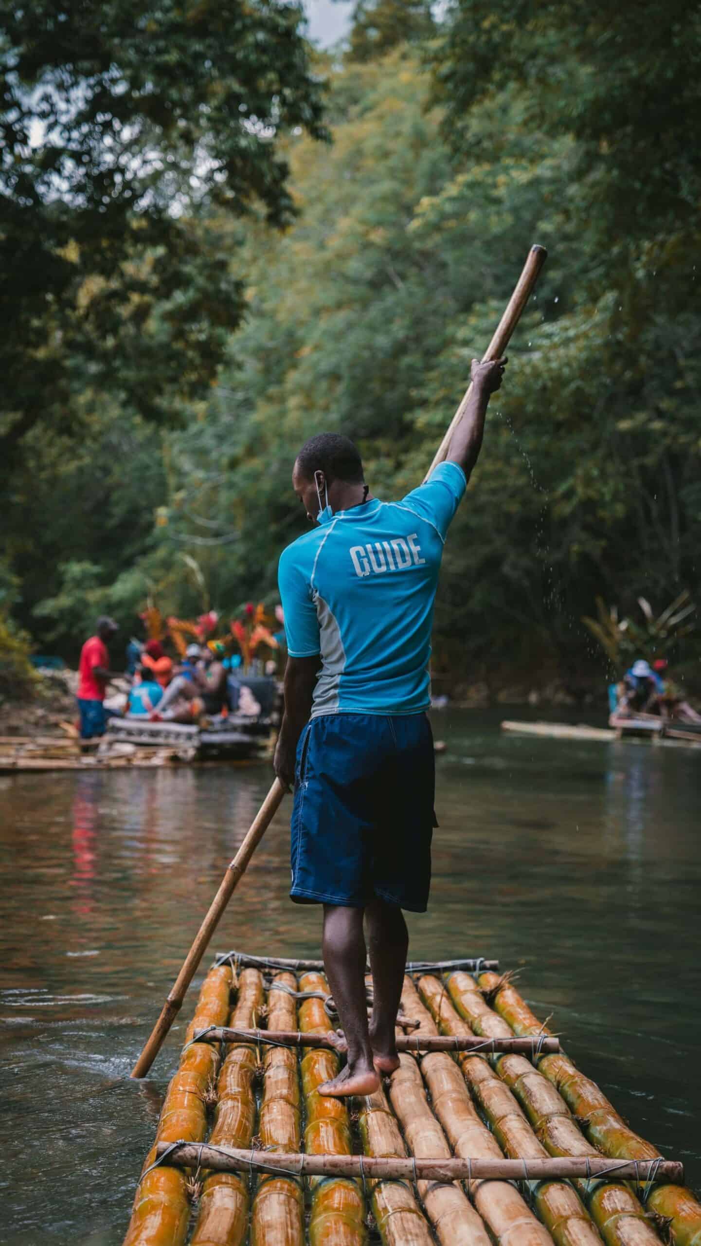 Bamboo River Rafting on the Martha Brae in Jamaica scaled