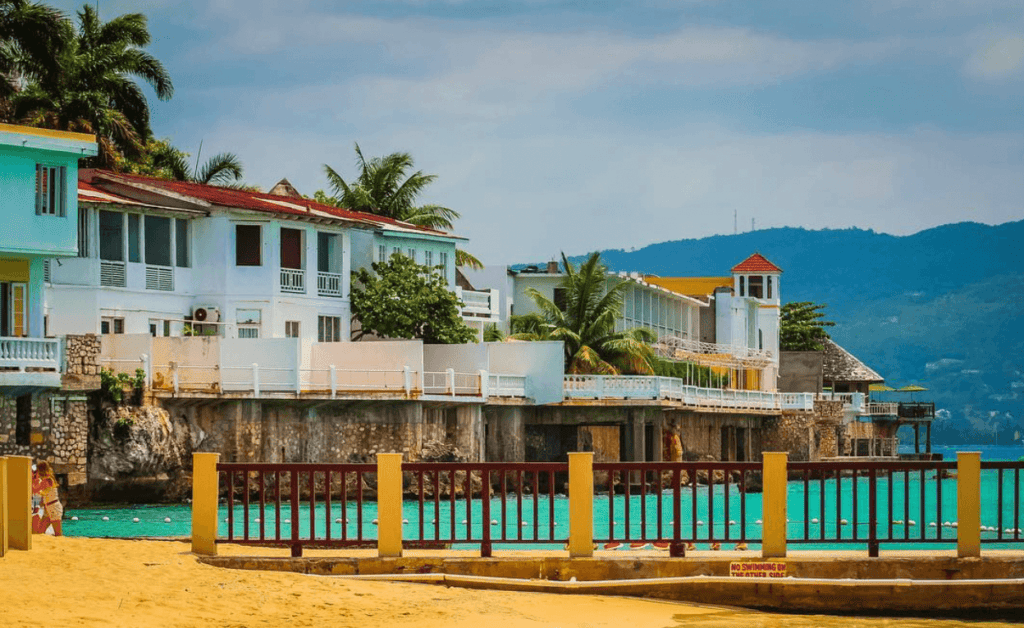 Doctors Cave Beach views of house along Doctor's Cave Beach - Montego Bay