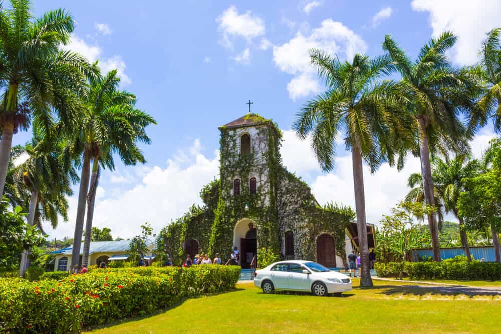 Ancient colonial church in Jamaica Ancient colonial church in Jamaica