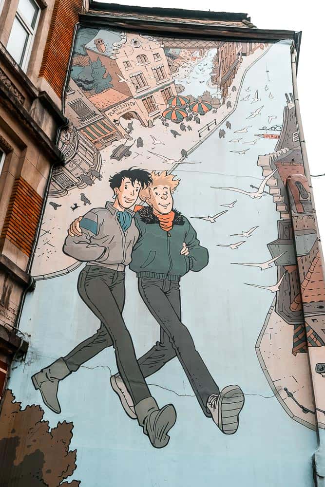 Brussels Comic Mural