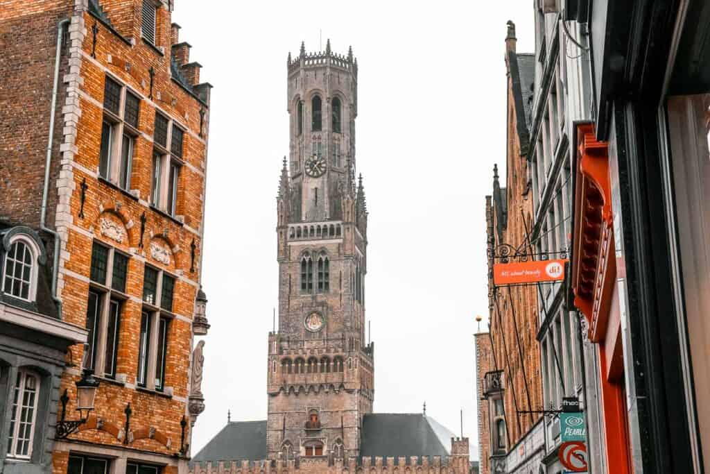 City Views from Belfry Bruges