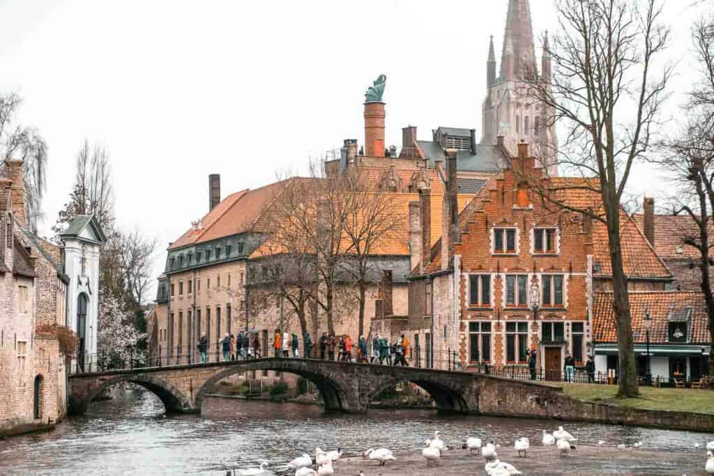 Minnewater Lake Bruges Minnewater Lake Bruges