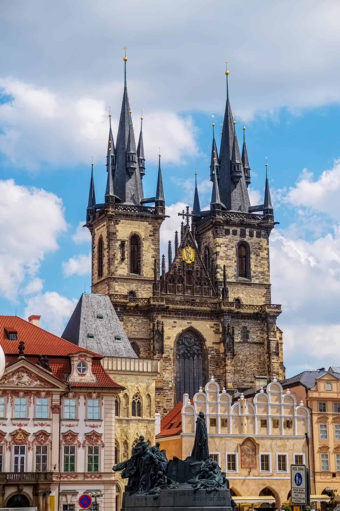 Church of Our Lady before Tyn in Prague Czech Republic