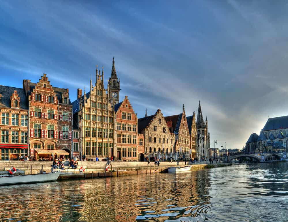 Historical center of Gent Belgium 1