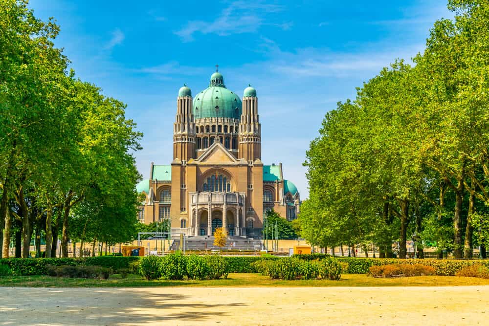 National basilica of sacred heart of Koekelberg in Brussels National basilica of sacred heart of Koekelberg in Brussels
