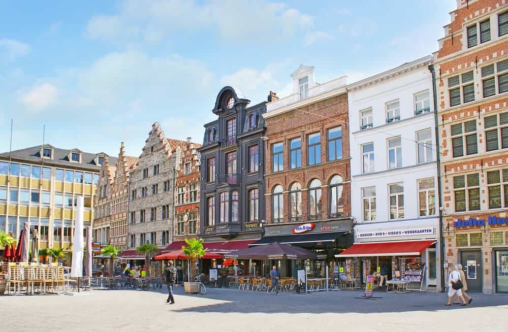 The Korenmarkt Square in Ghent