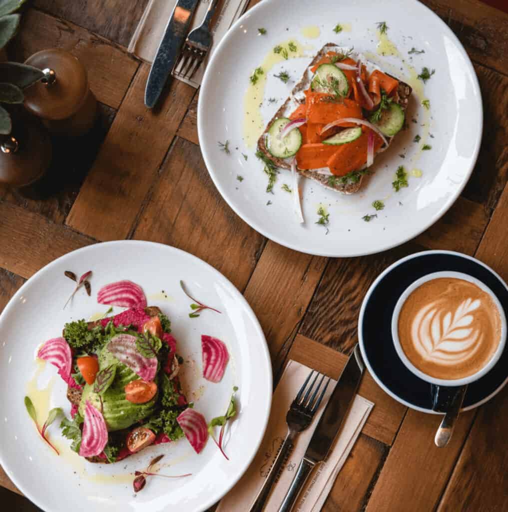Gentlemen Baristas Borough Gentlemen Baristas Borough with smashed avocado over rye bread one of the best places for a healthy brunch in London Bridge