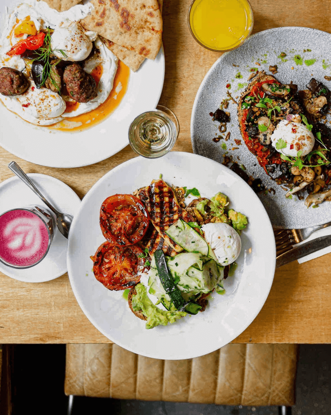 Lantana London Bridge Lantana London Bridge a great place for brunch in London Bridge with poached eggs over sourdough bread