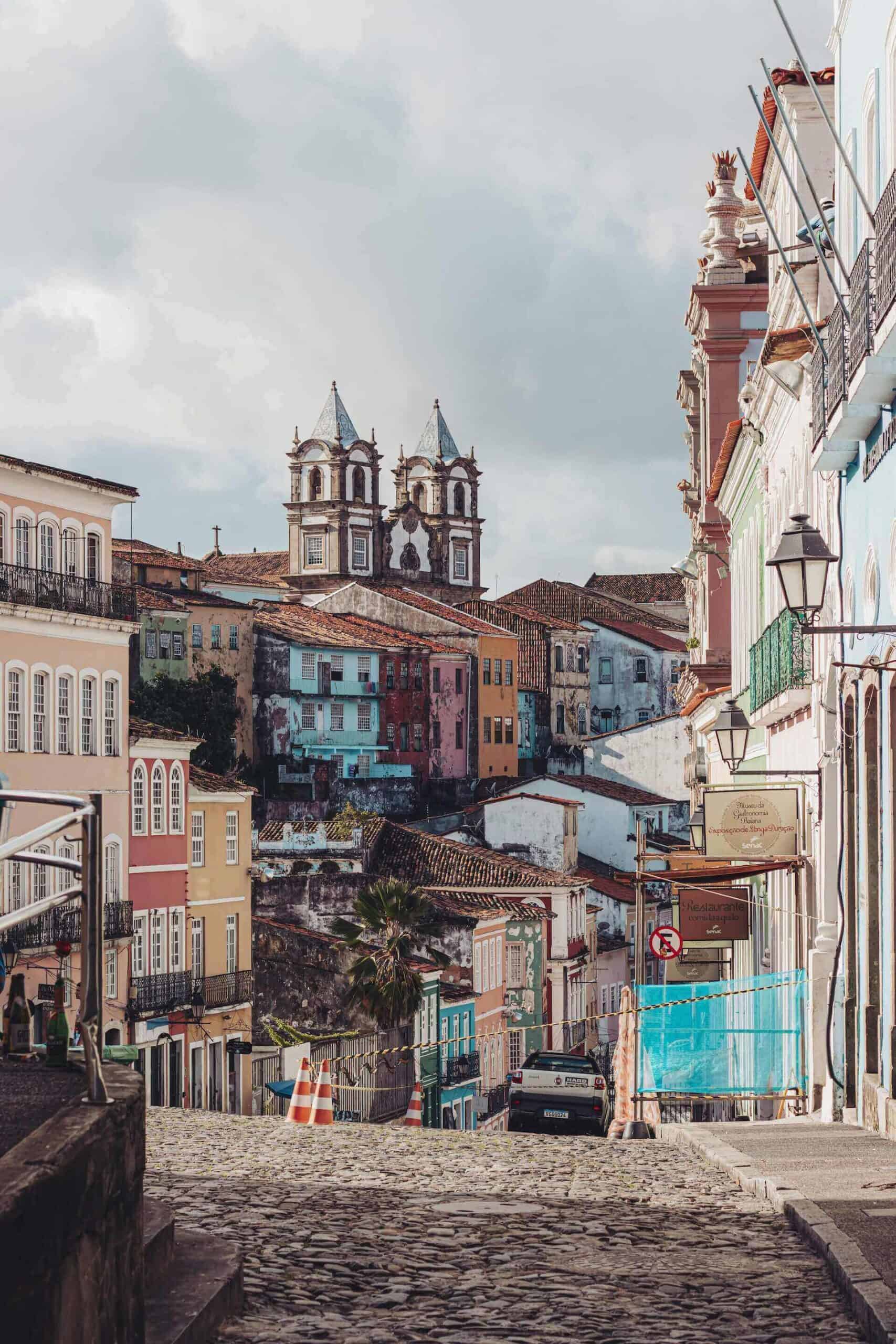 colorful views of house in Brazil one of the best travel destination for black travelers