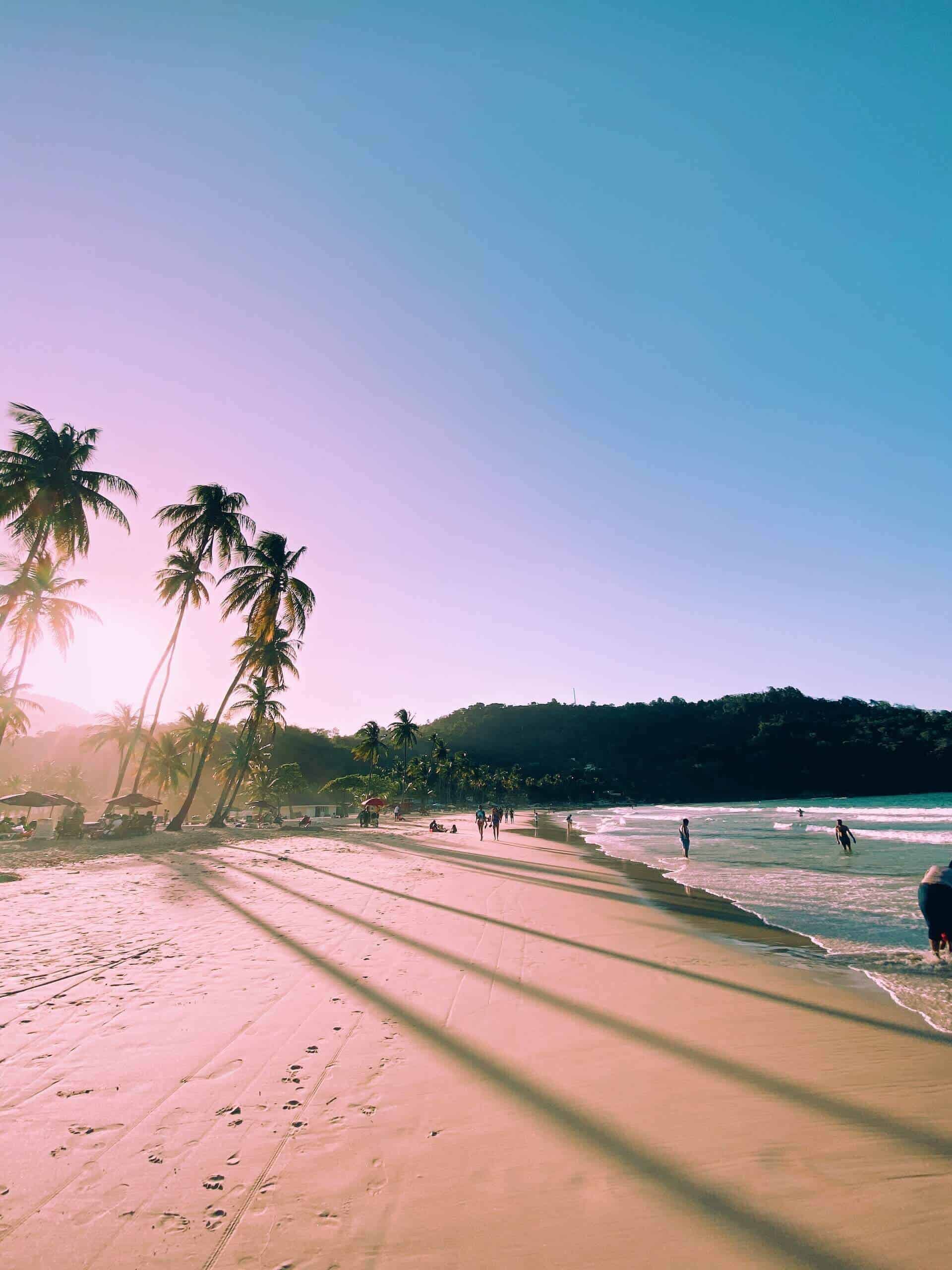 golden sandy beach in Trinidad and Tobago, best countries for black expat