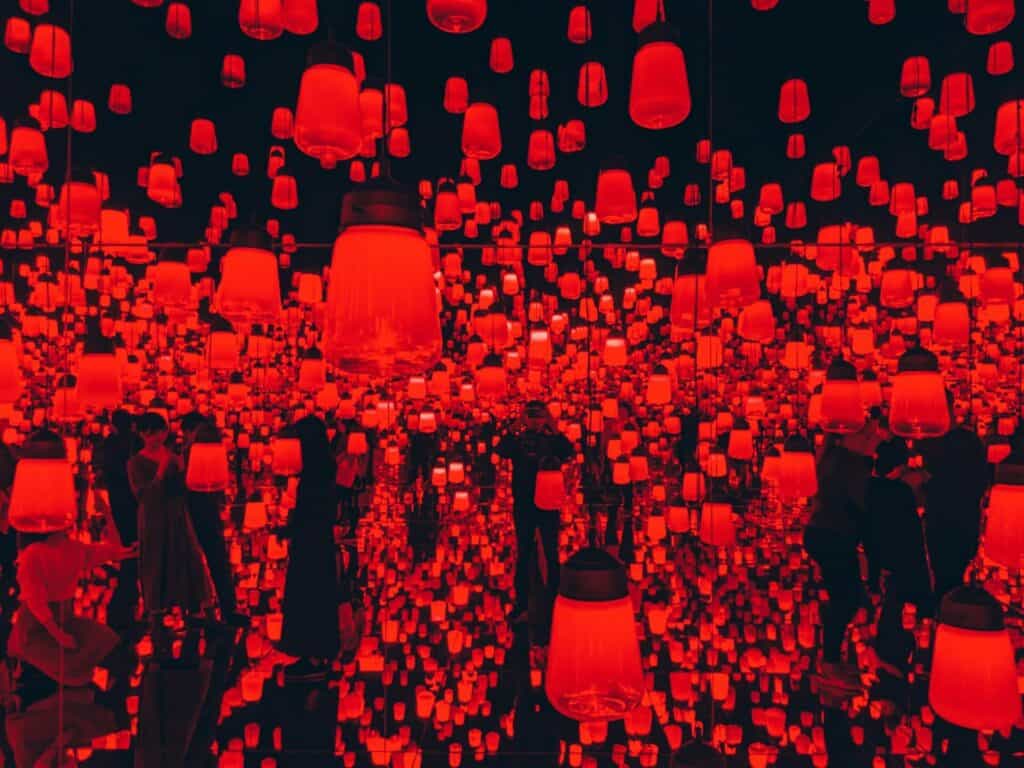 Digital Art Illusions at teamLab Borderless
