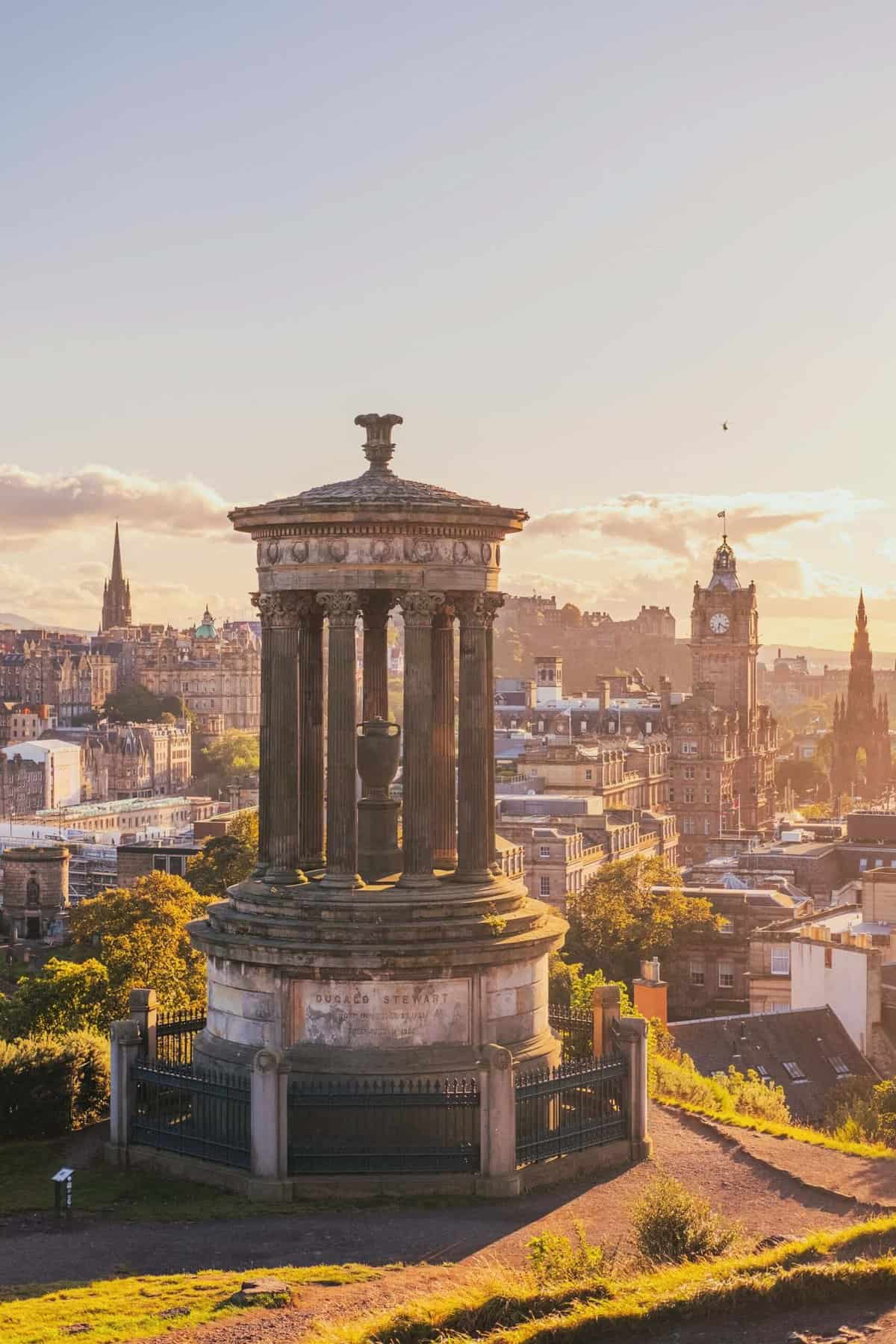 Photo Credit Julia Solonina on Unsplash Calton Hill Sunset Edinburgh Scotland scaled