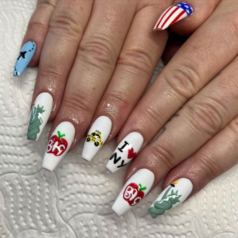 16 Trendy New York Girl Nails Ideas For 2024
