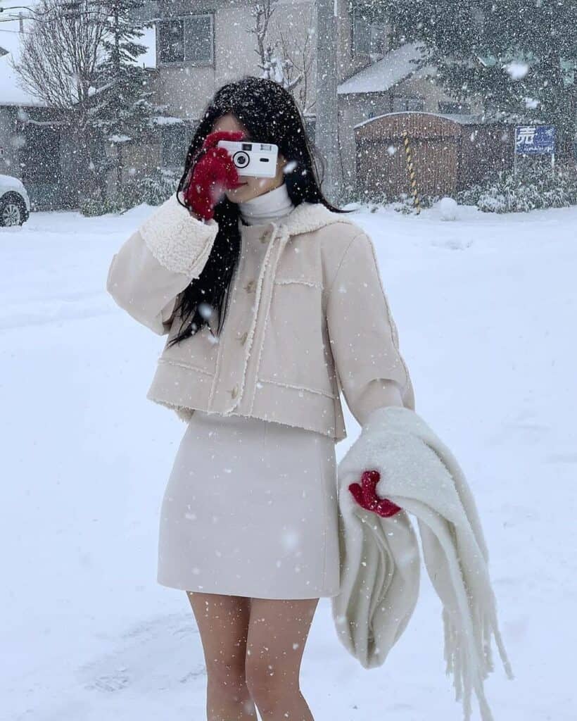 Winter Asian Outfits 6