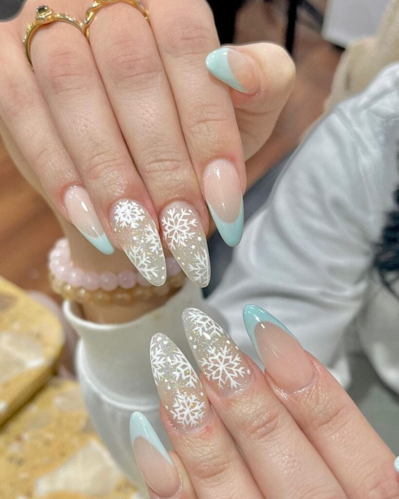 Winter French Tips 13 1