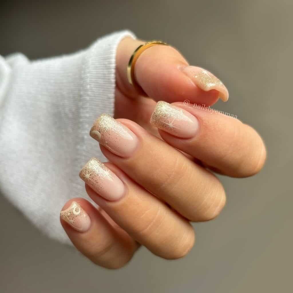 Winter French Tips 5 1
