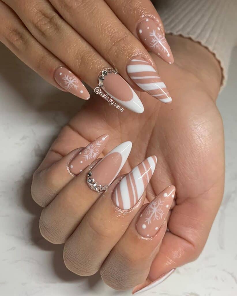 Winter French Tips 6 1