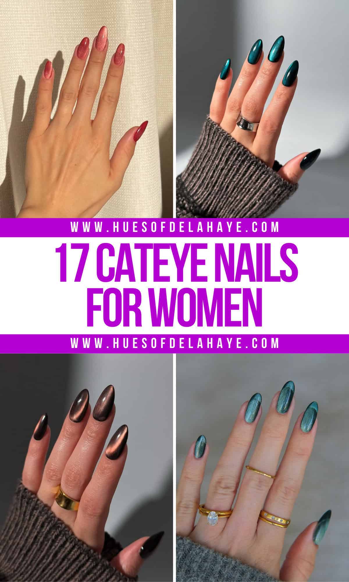 17 Cateye Nails For Women You Need For Your Next Manicure