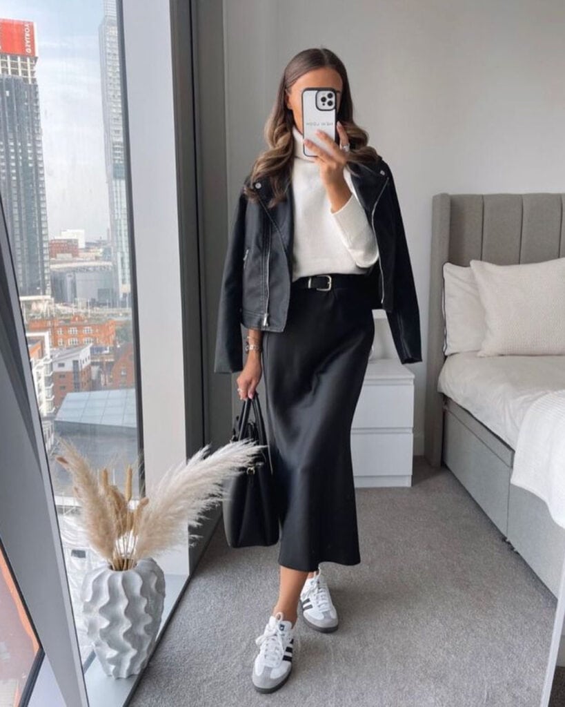 Slip Skirt Outfits For Women 16