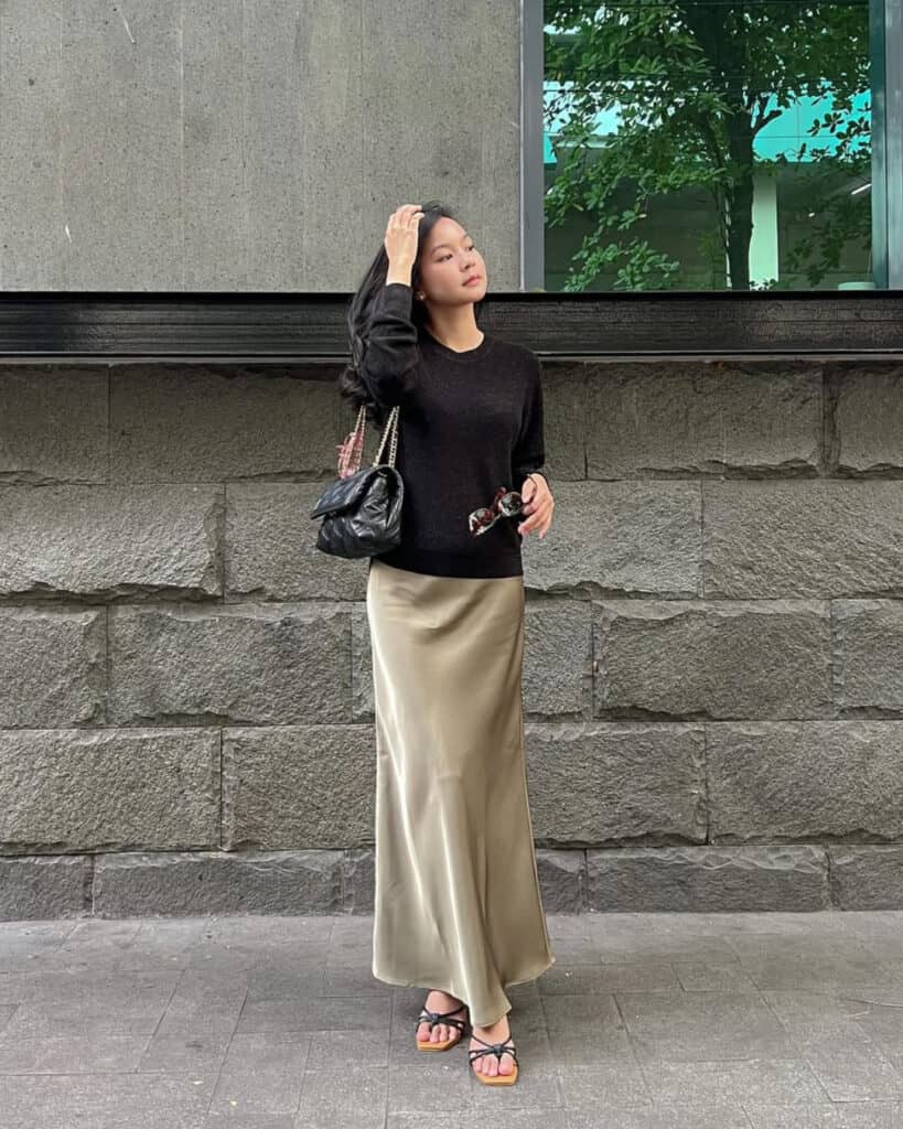 Slip Skirt Outfits For Women 6