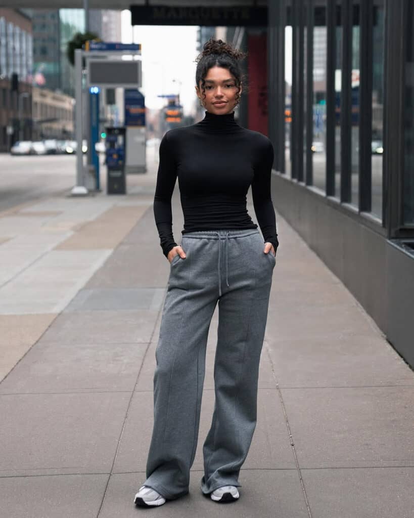 Sweatpants Outfits For Women 14