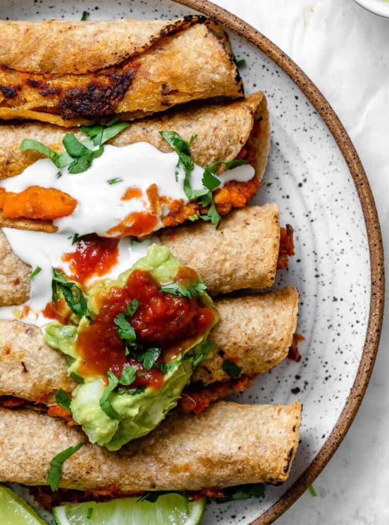 12 vegetarian mexican recipes easy crispy vegan taquitos
