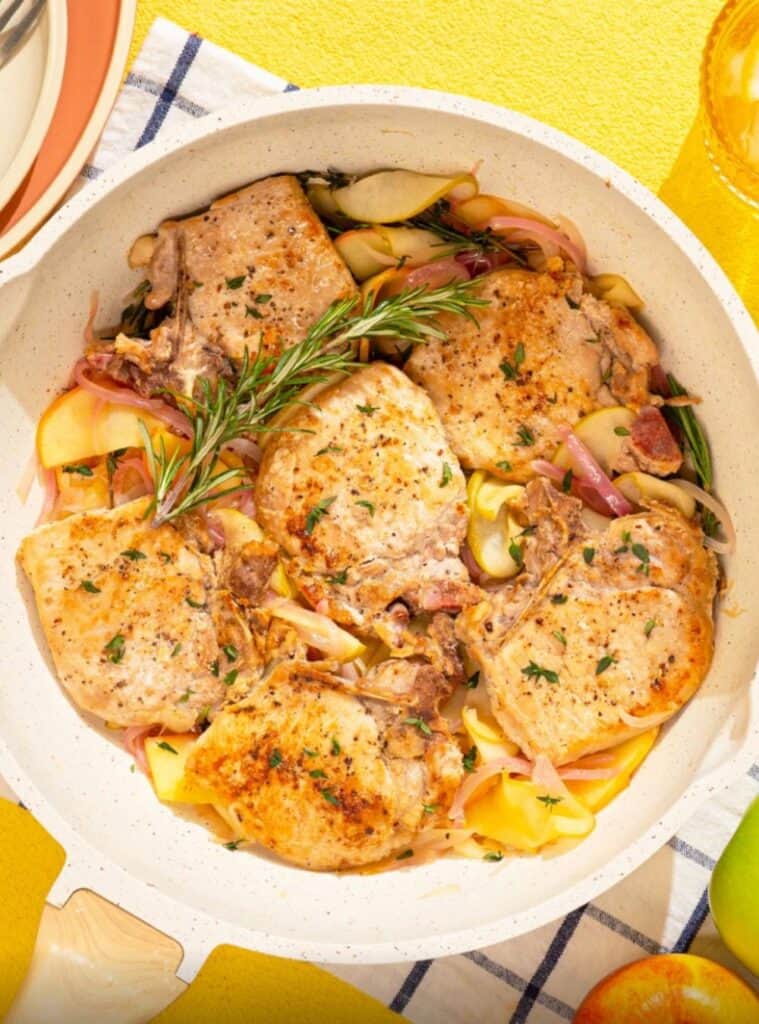 14 german easter recipes one pan schweinekotelett mit aepfeln